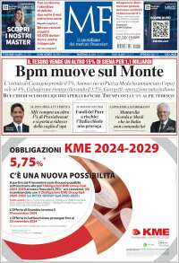 Portada de Milano Finanza (Italie)