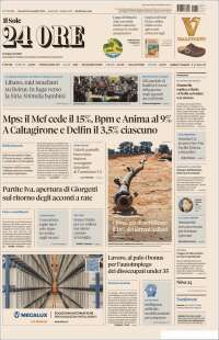 Portada de Il Sole 24 ORE (Italie)