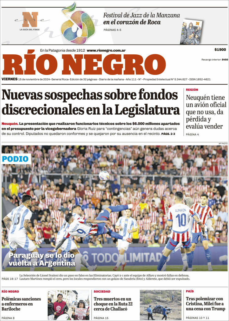 Portada de Rio Negro (Argentina)