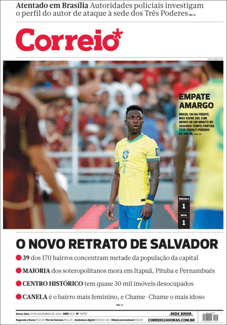 Portada de Correio* (Brasil)