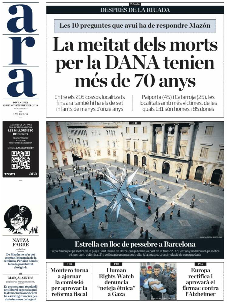 Portada de Ara (Spain)