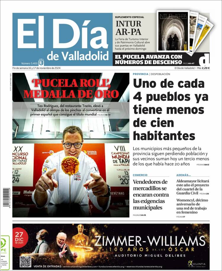 Portada de El Día de Valladolid (Spain)