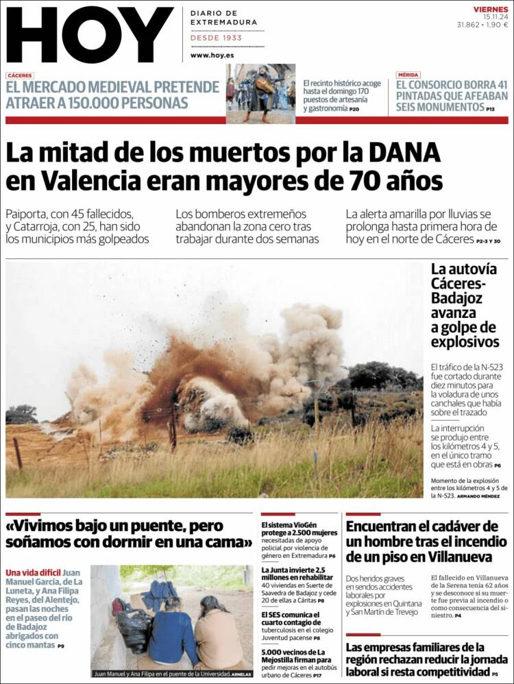 Portada de Hoy - Badajoz (Spain)
