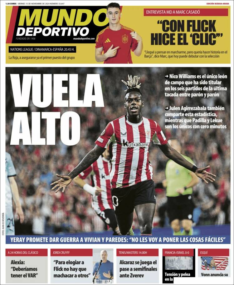 Portada de Mundo Deportivo Bizkaia (Spain)