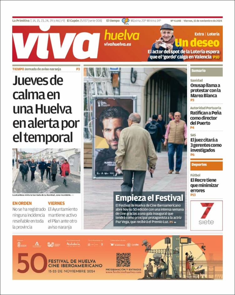Portada de Viva Huelva (Spain)