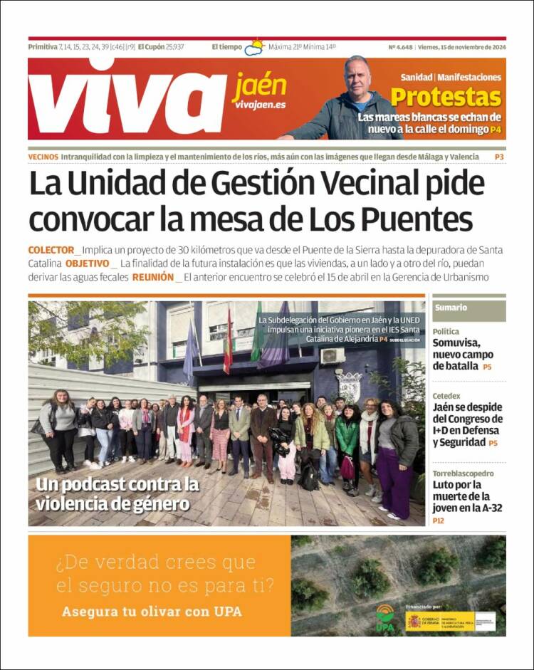 Portada de Viva Jaén (Spain)
