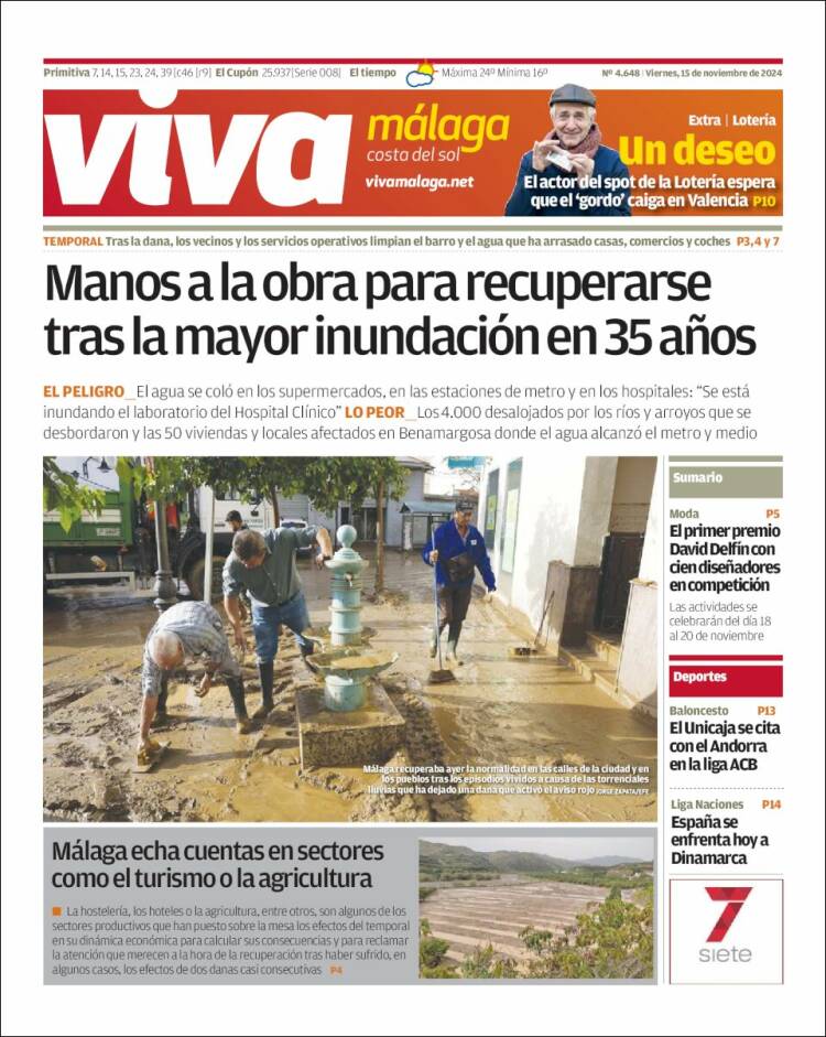 Portada de Viva Málaga (Spain)