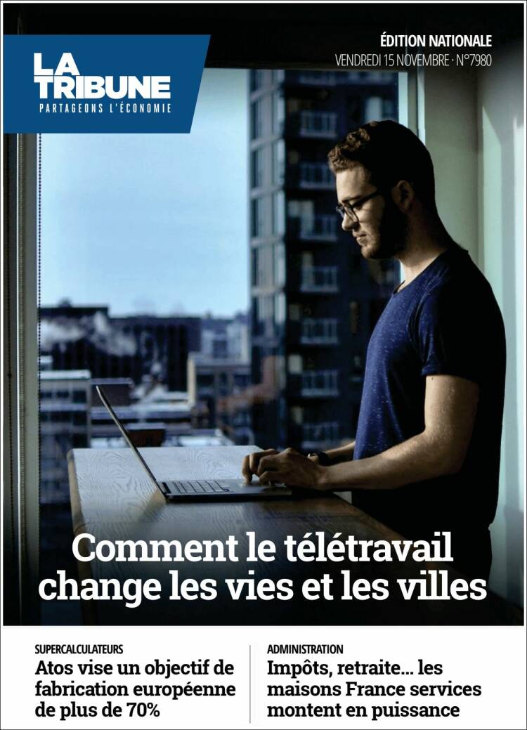 Portada de La Tribune (Francia)
