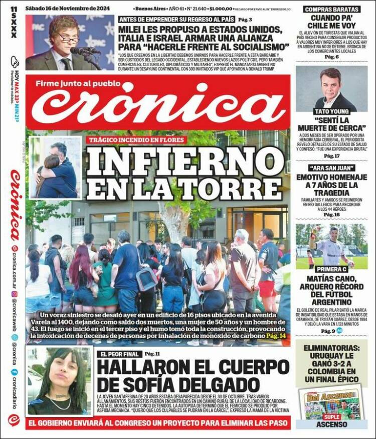 Portada de La Voz del Chaco (Argentina)