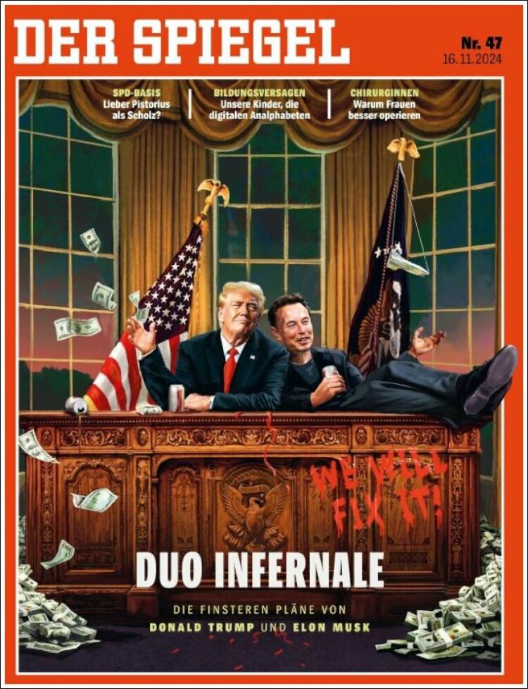 Portada de Der Spiegel (Alemania)