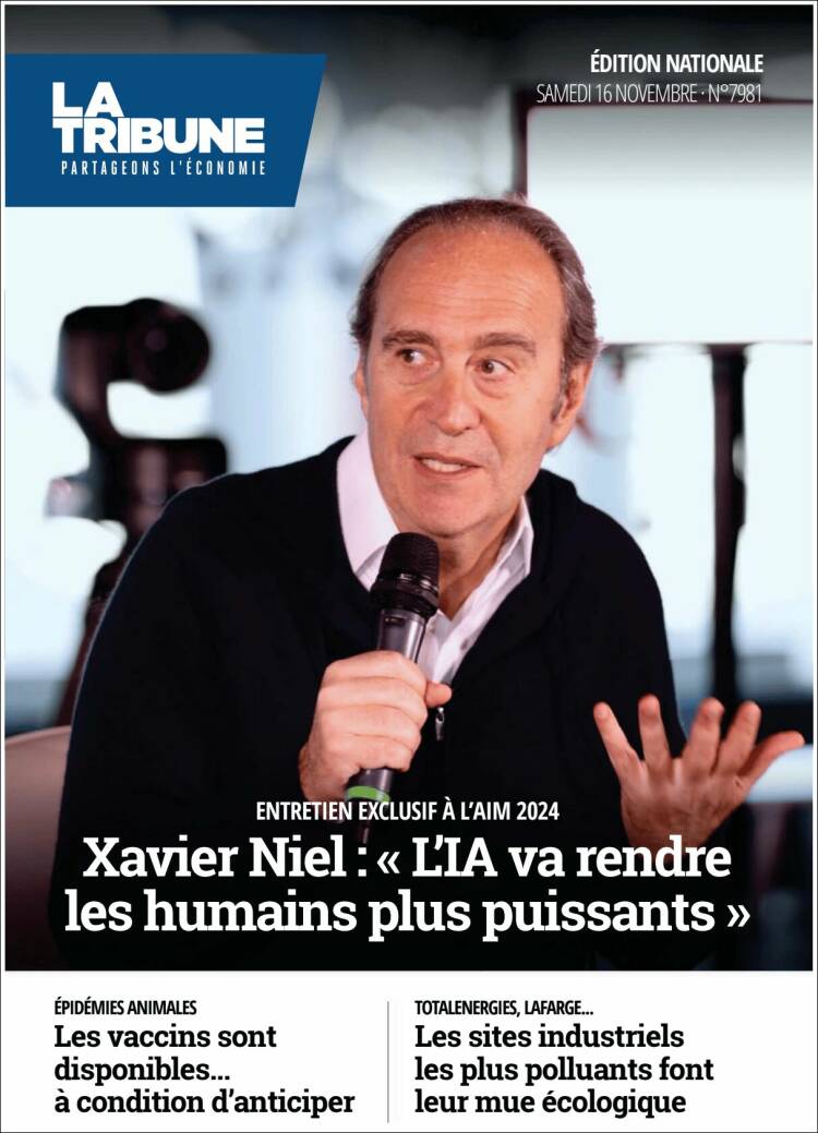 Portada de La Tribune (France)