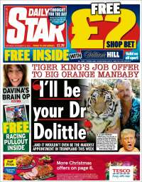 Portada de Daily Star (United Kingdom)