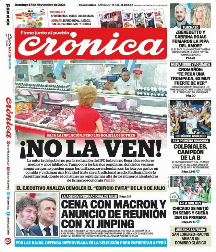 Portada de La Voz del Chaco (Argentina)
