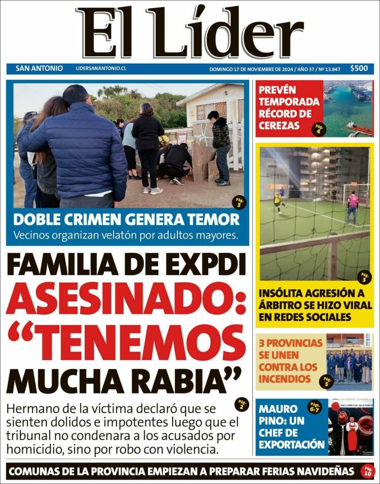 Portada de Lider de San Antonio (Chile)