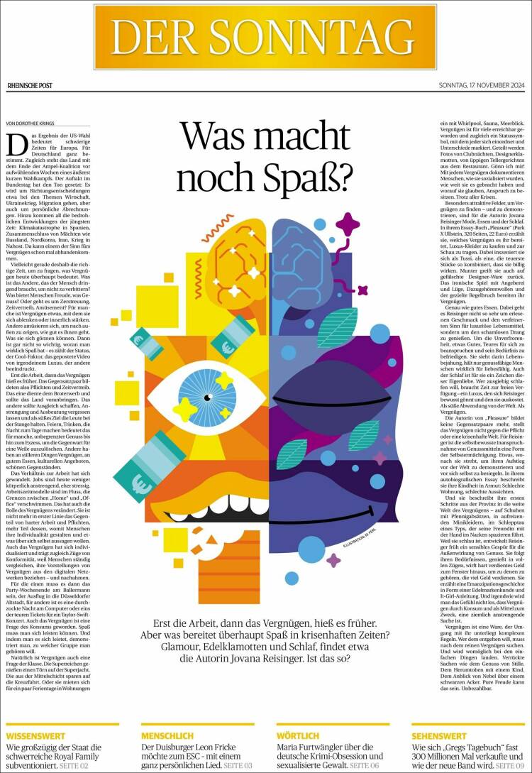 Portada de Rheinische Post (Alemania)