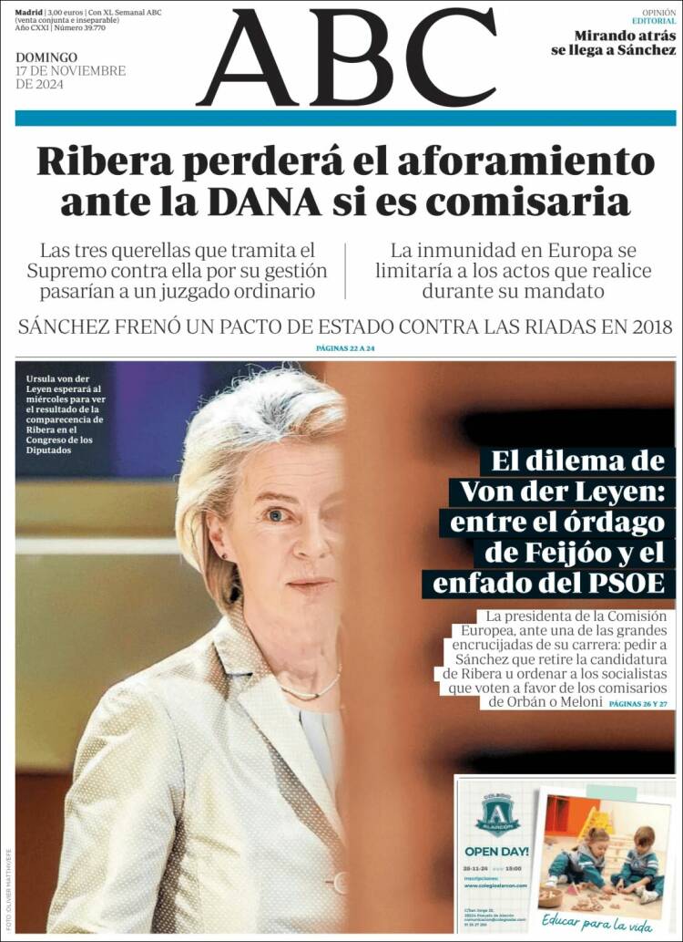 Portada de ABC (España)