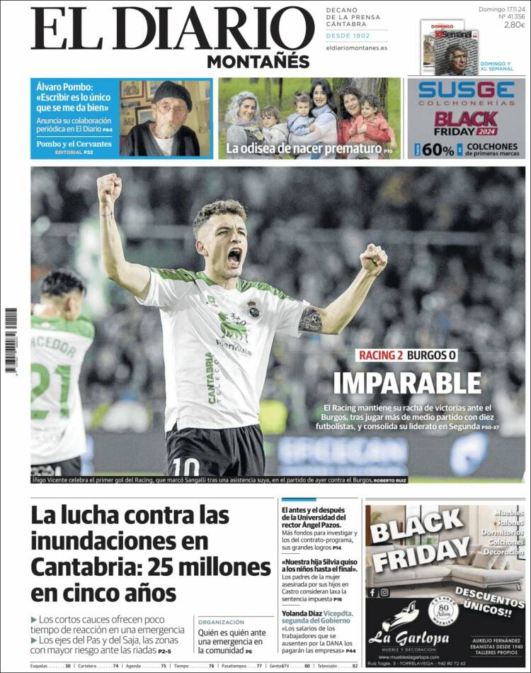 Portada de El Diario Montañés (Spain)