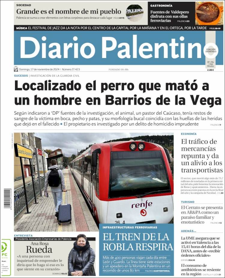 Portada de Diario Palentino (España)
