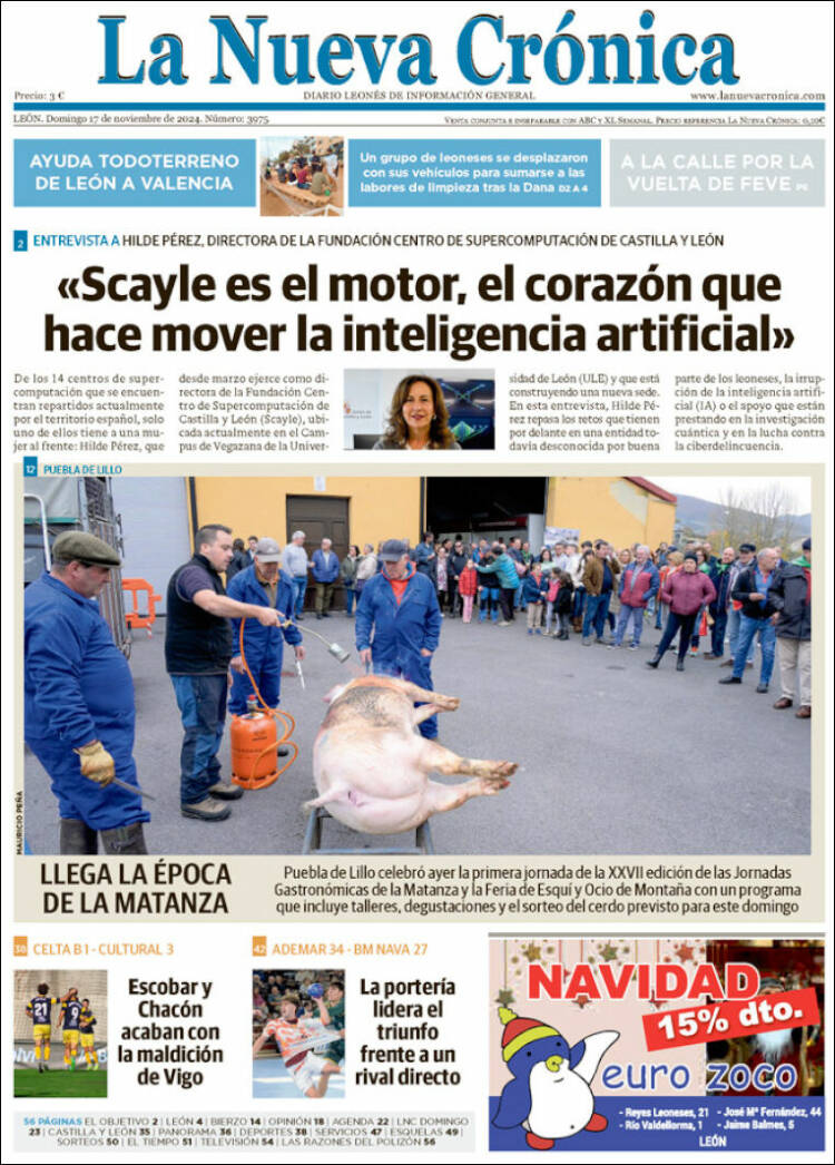 Portada de La Nueva Crónica (España)