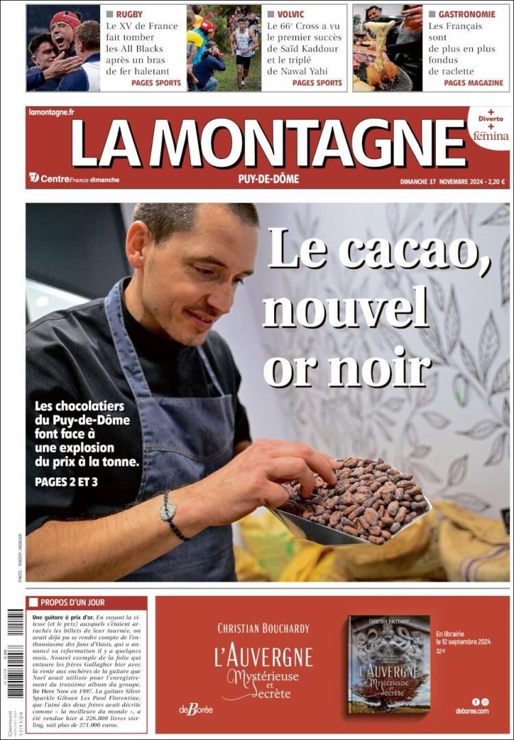 Portada de La Montagne (Francia)