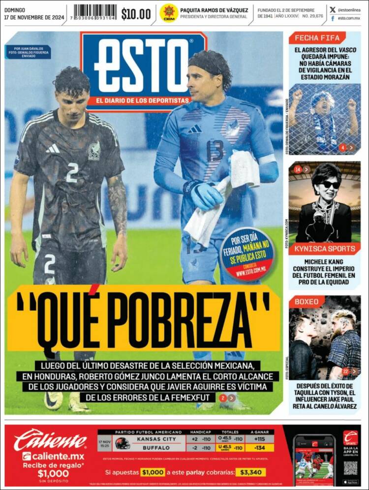 Portada de Esto (M&eacute;xico)