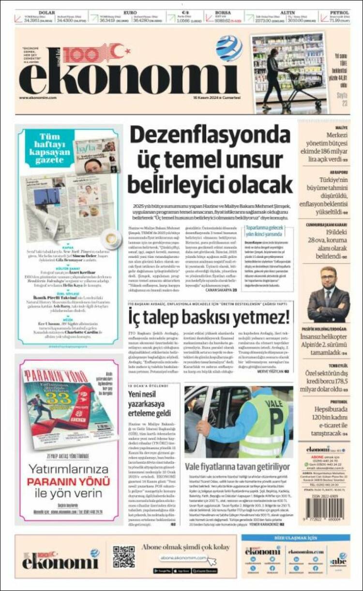 Portada de Dünya (Turqu&iacute;a)