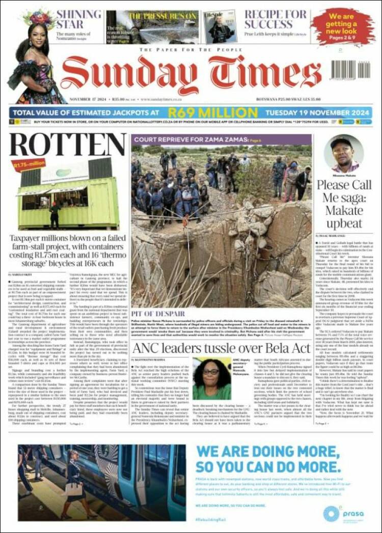 Portada de Hürriyet (Turqu&iacute;a)