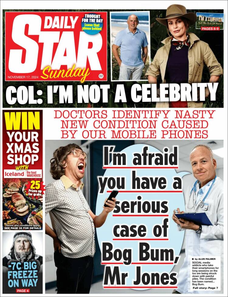 Portada de Daily Star (United Kingdom)