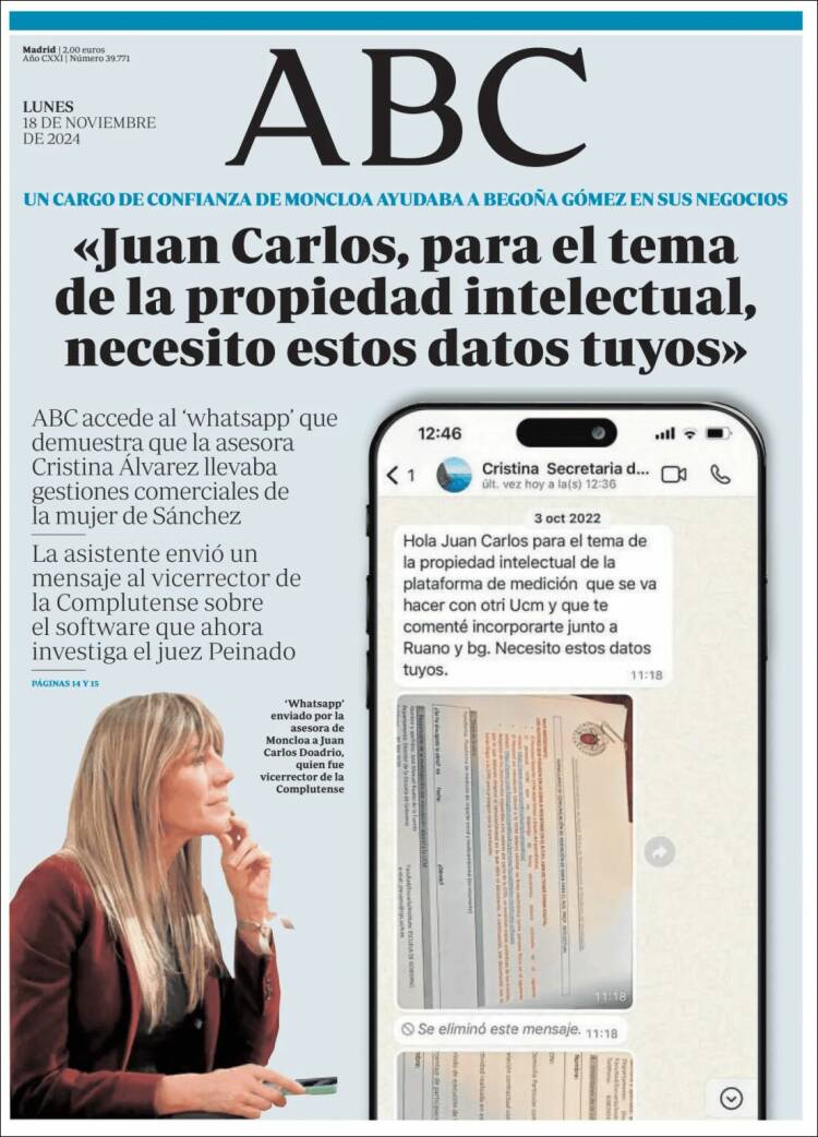 Portada de ABC (Spain)