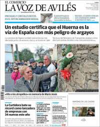 Portada de El Comercio - Avilés (Spain)