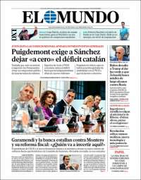 Portada de El Mundo (Spain)