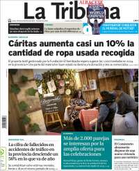 Portada de La Tribuna de Albacete (Spain)