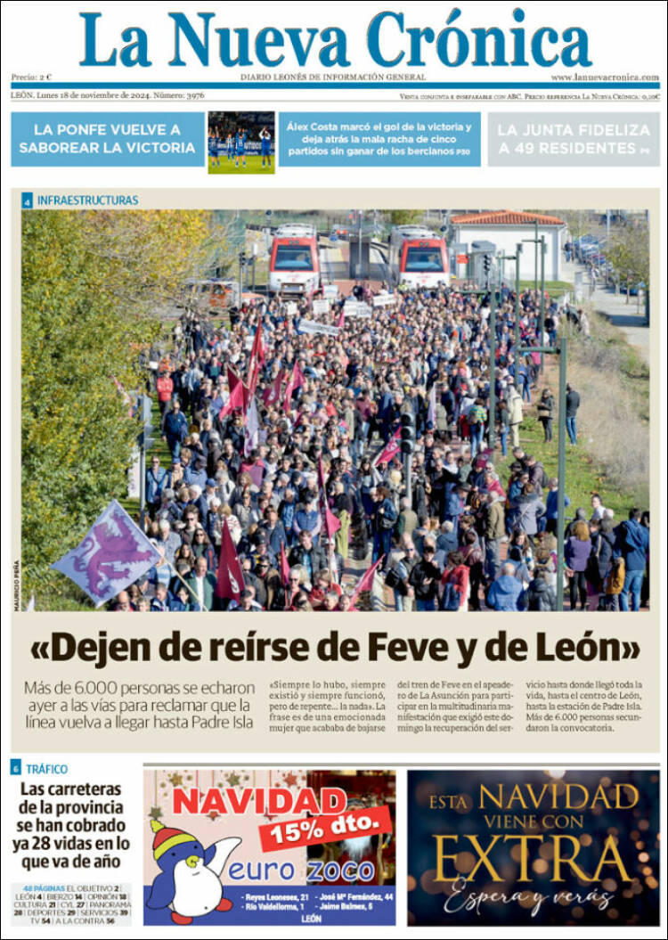 Portada de La Nueva Crónica (Spain)