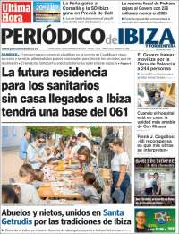 Portada de Periódico de Ibiza (Spain)