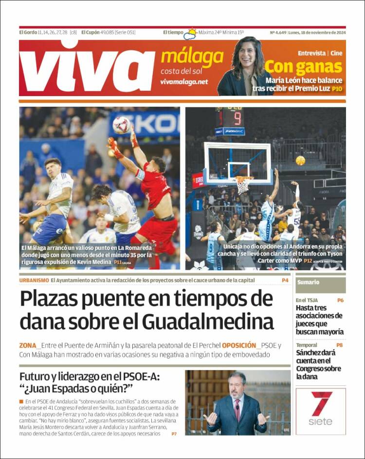 Portada de Viva Málaga (España)