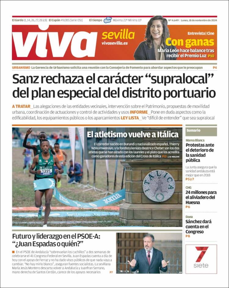 Portada de Viva Sevilla (España)