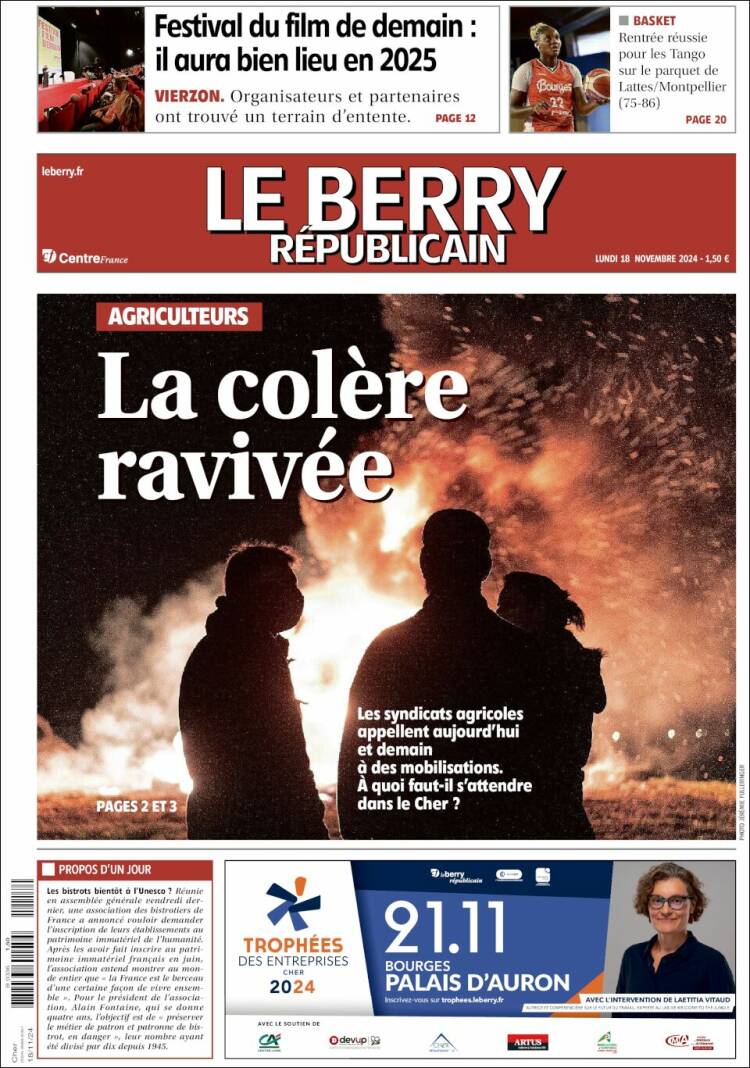 Portada de Berry Republicain (France)