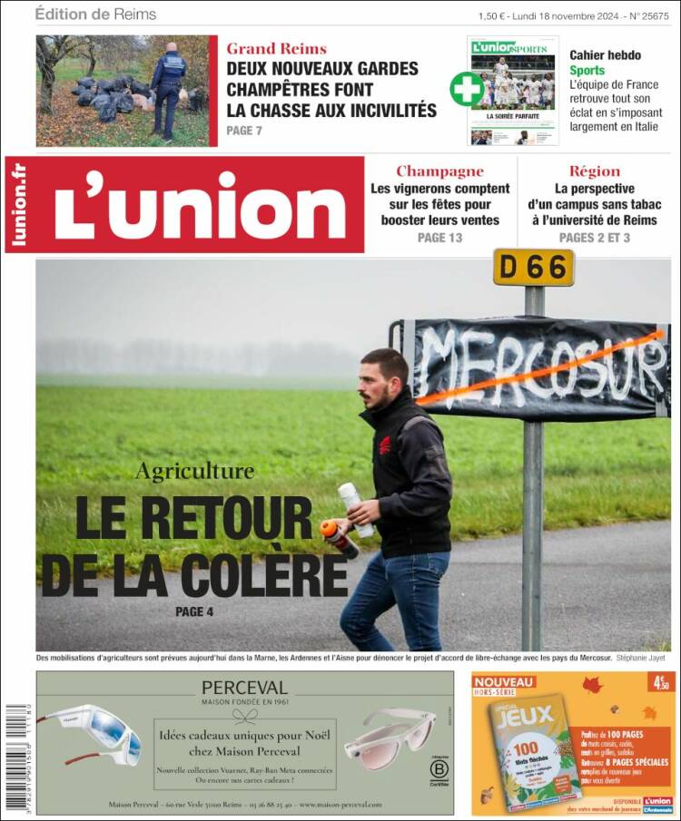 Portada de L'Union (France)