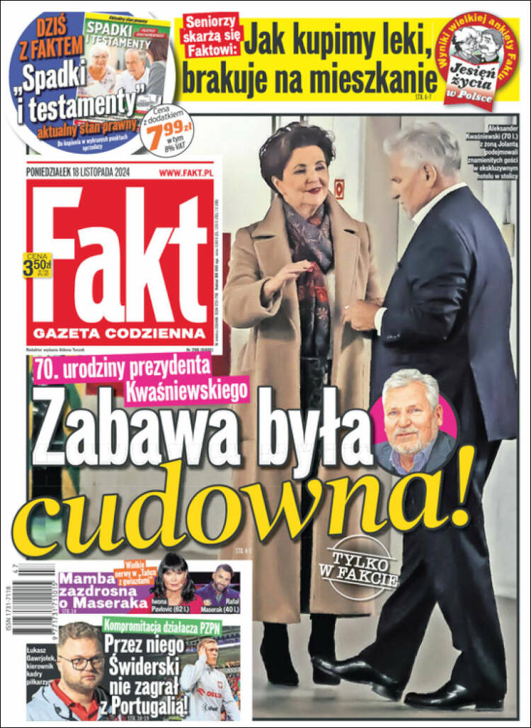 Portada de Fakt (Polonia)