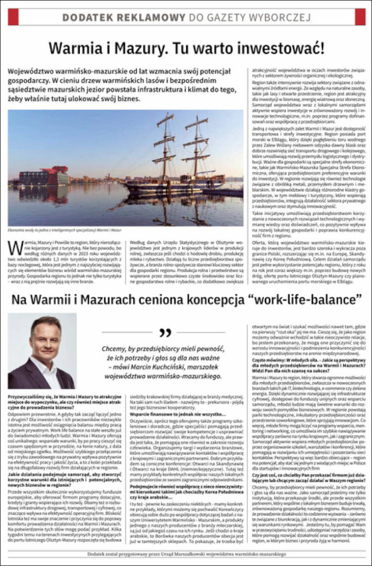 Portada de Gazeta Wyborcza (Polonia)