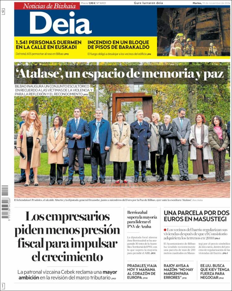 Portada de Deia (España)
