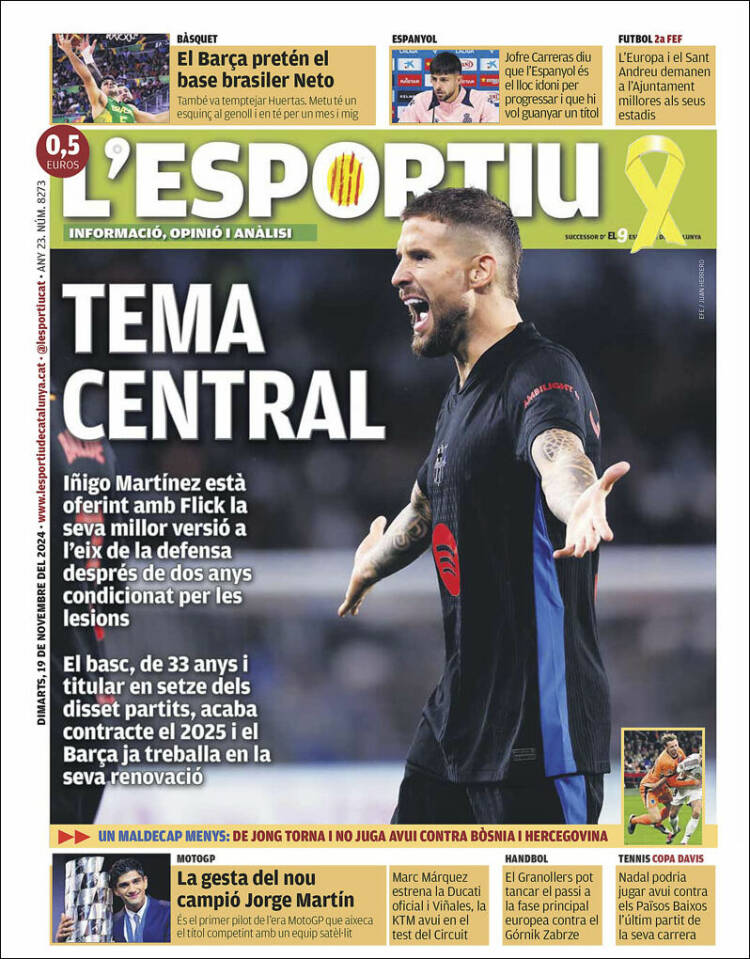Portada de L'Esportiu (España)