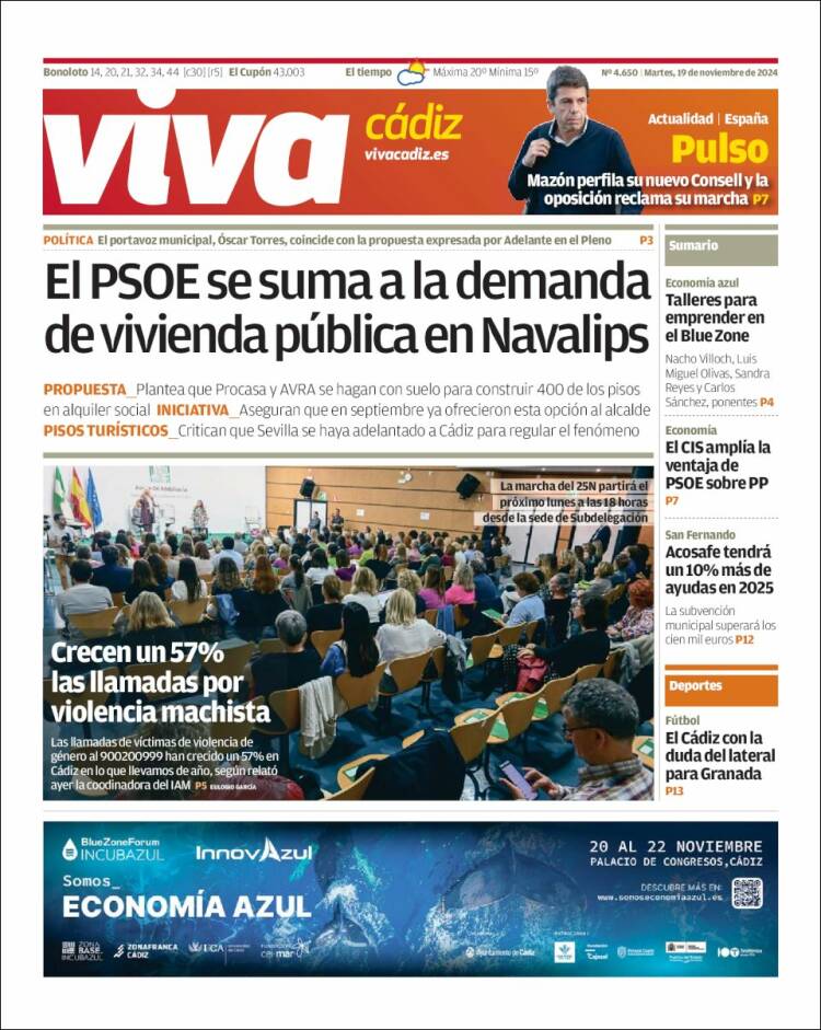 Portada de Información - Cadiz (España)