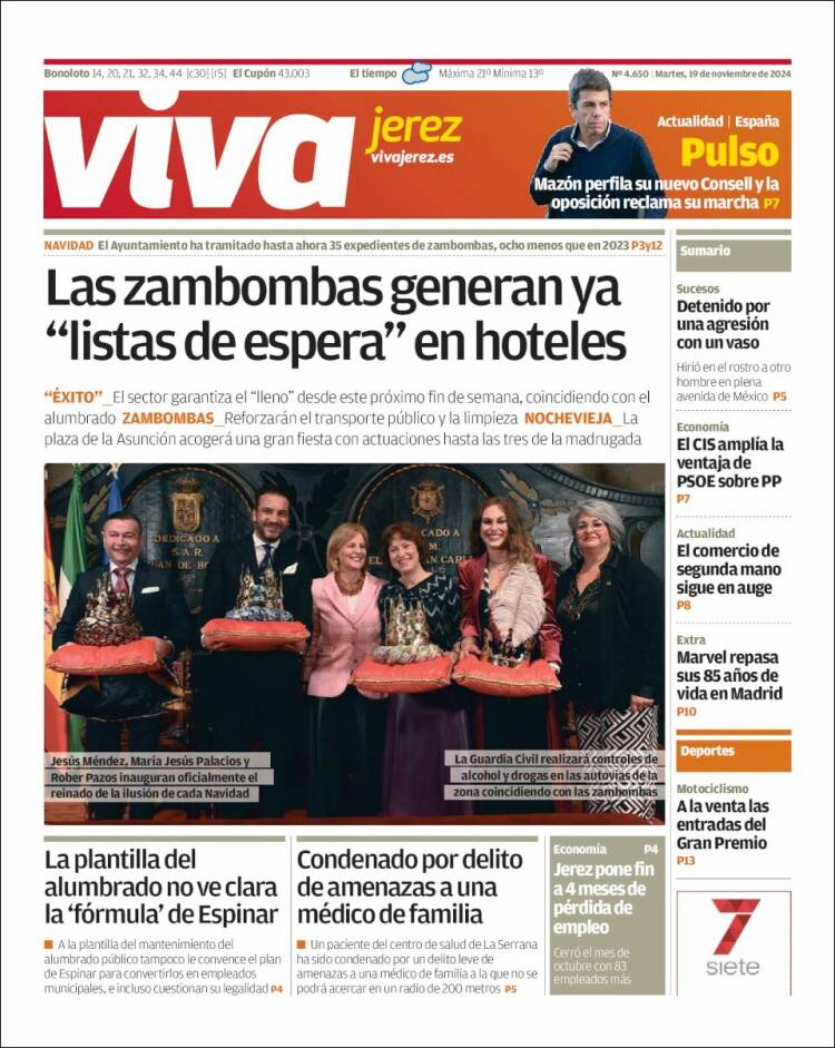 Portada de Información - Jerez (España)