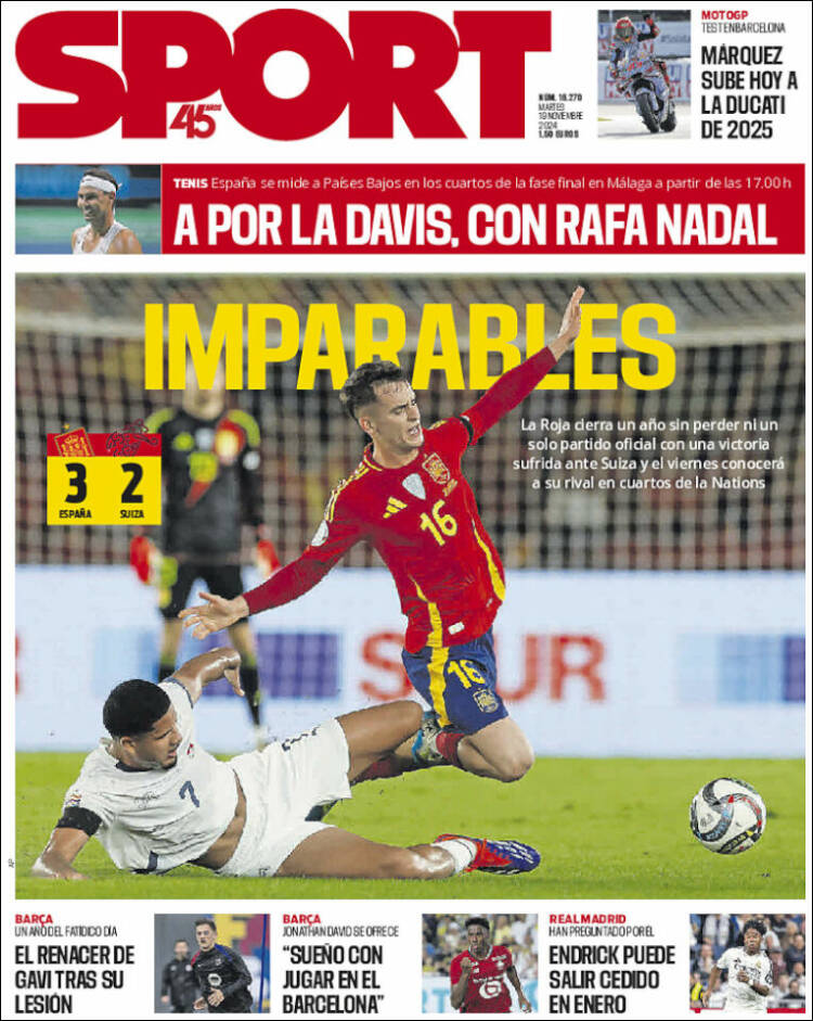 Portada de Sport (España)