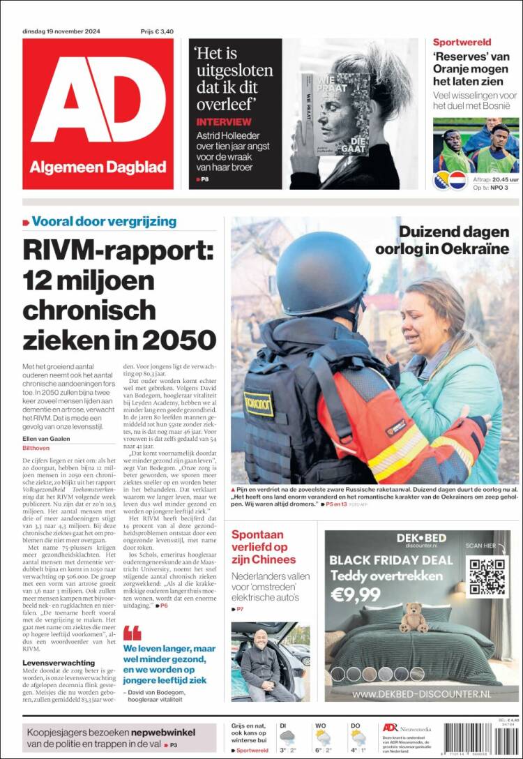 Portada de AD (Pa&iacute;ses Bajos)