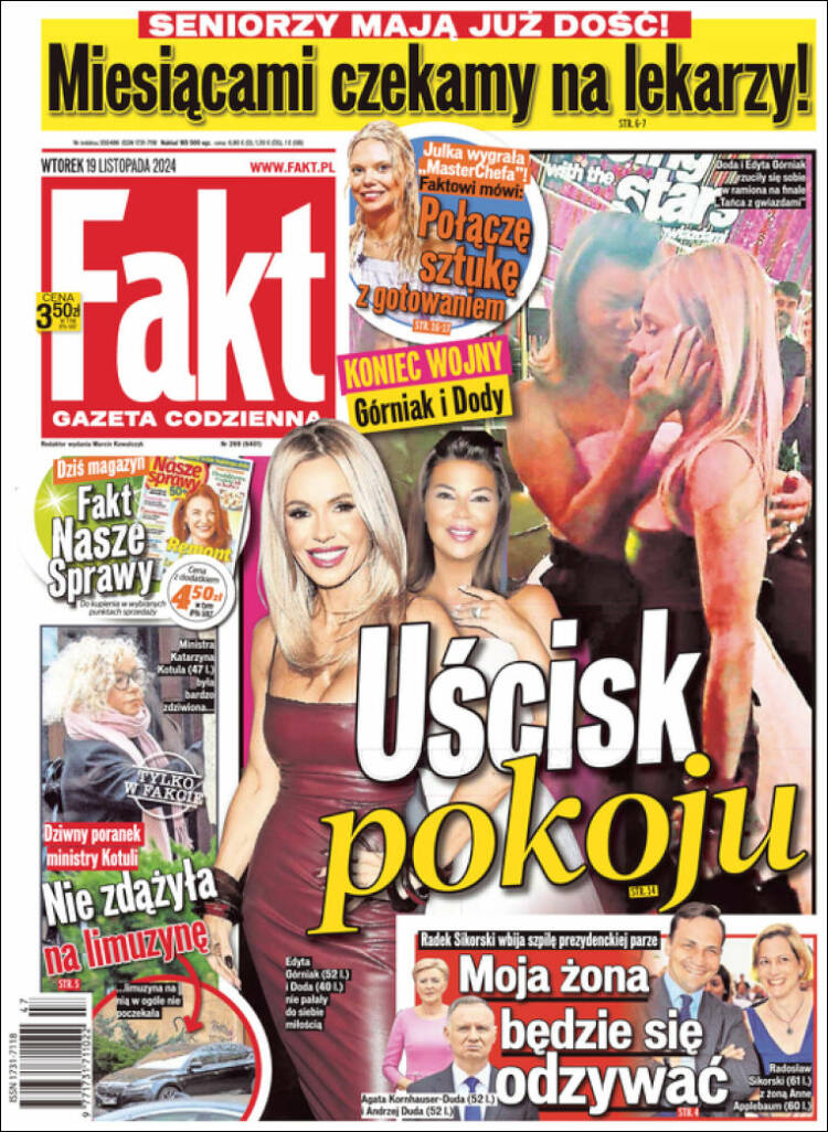 Portada de Fakt (Polonia)