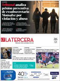 Portada de La Tercera (Chile)