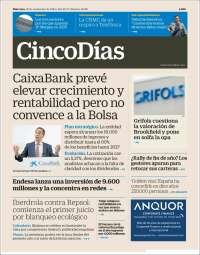 Portada de Cinco Días (Espa&ntilde;a)