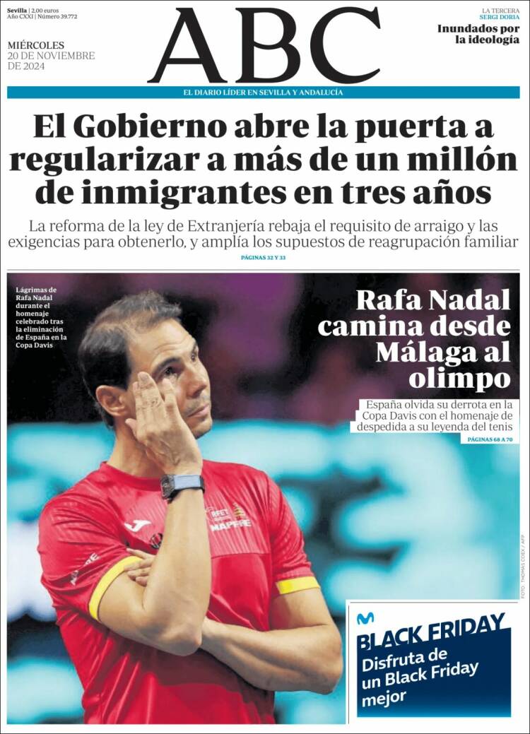Portada de ABC - Sevilla (España)